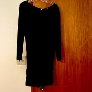 P/M  INC. long sleeves ( sweater material) and suede dress.